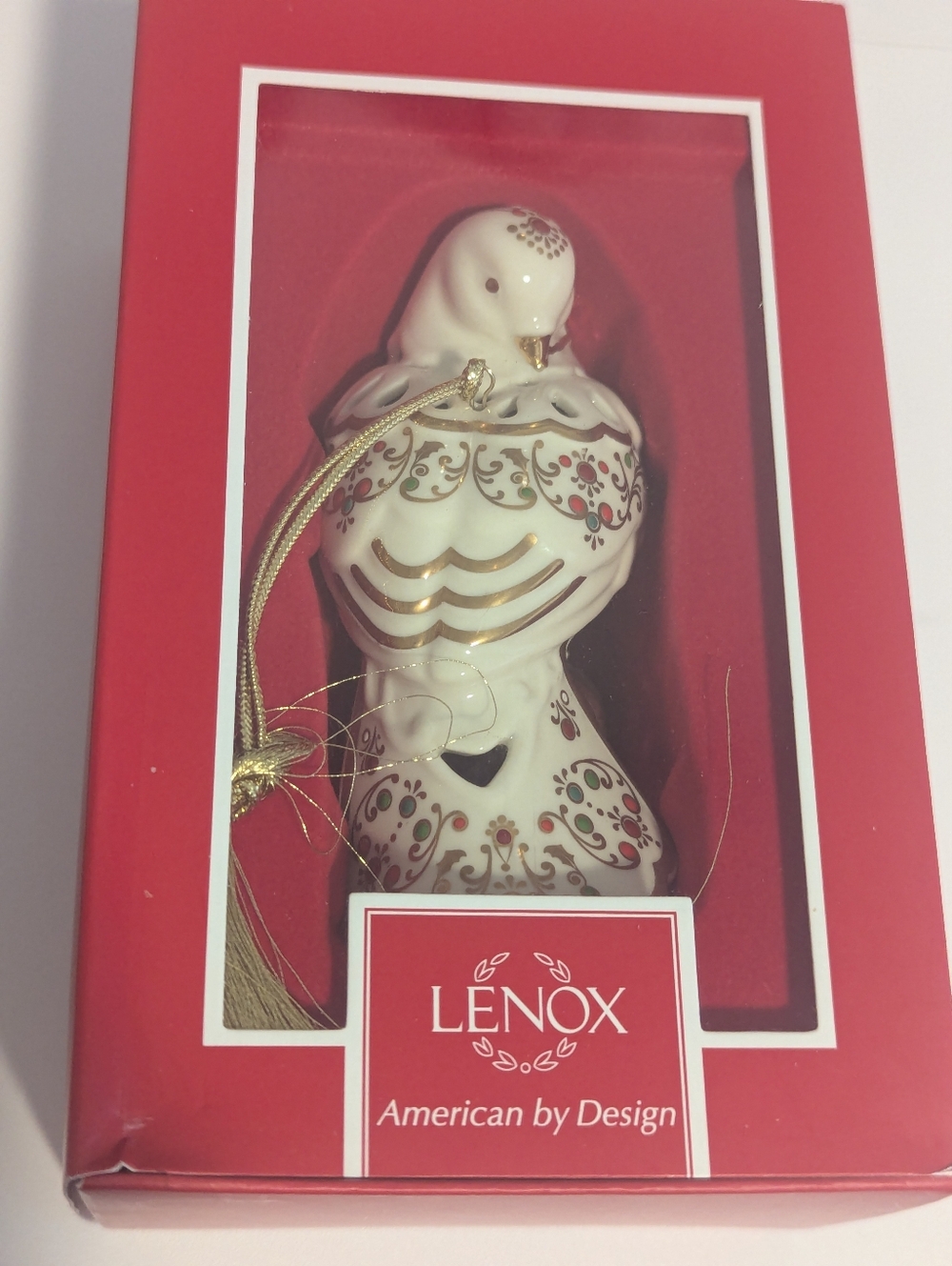 Lenox 2007 Bejeweled Christmas Dove Christmas Ornament